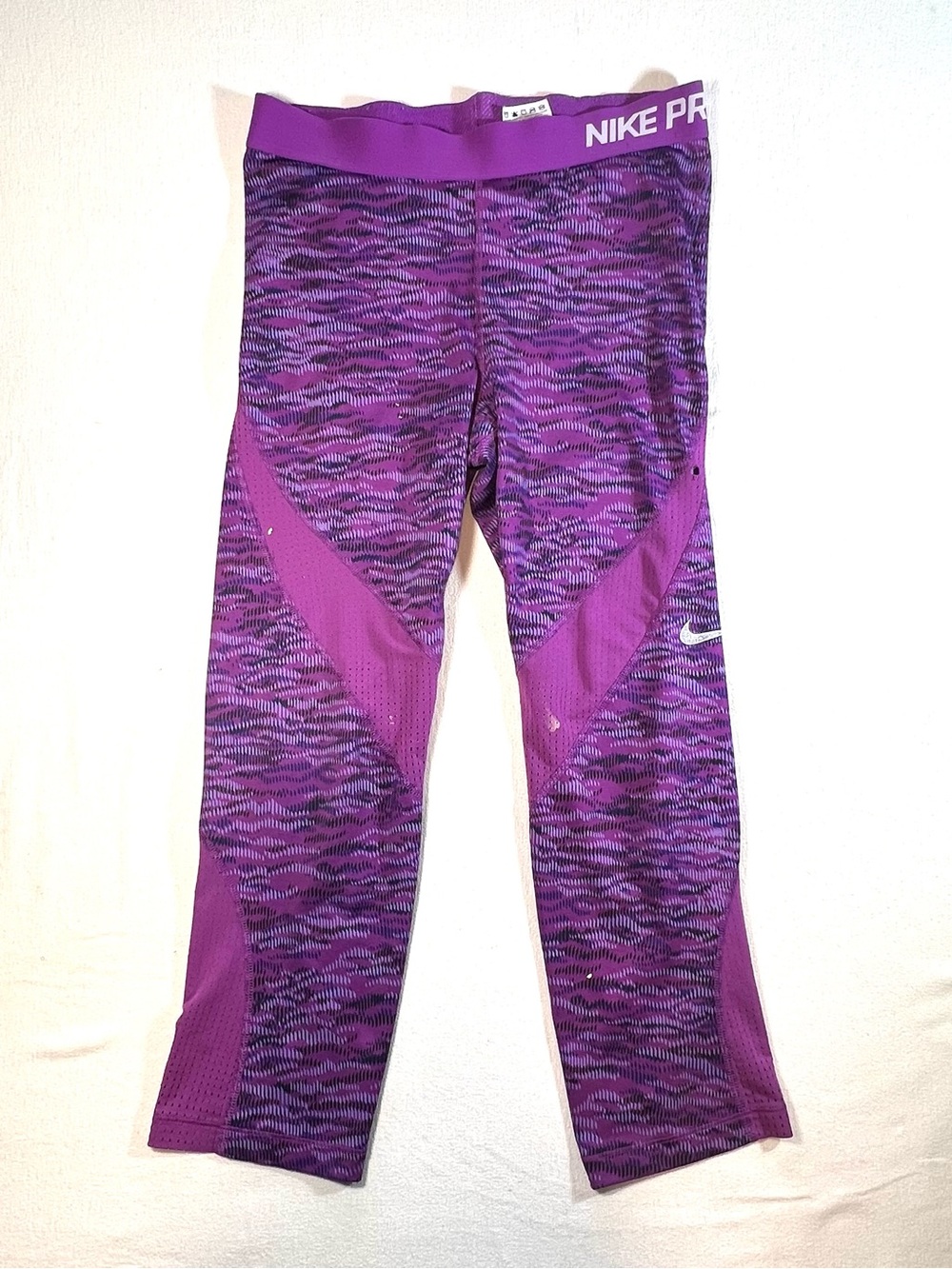 Nike Pro Purple Performance Capris